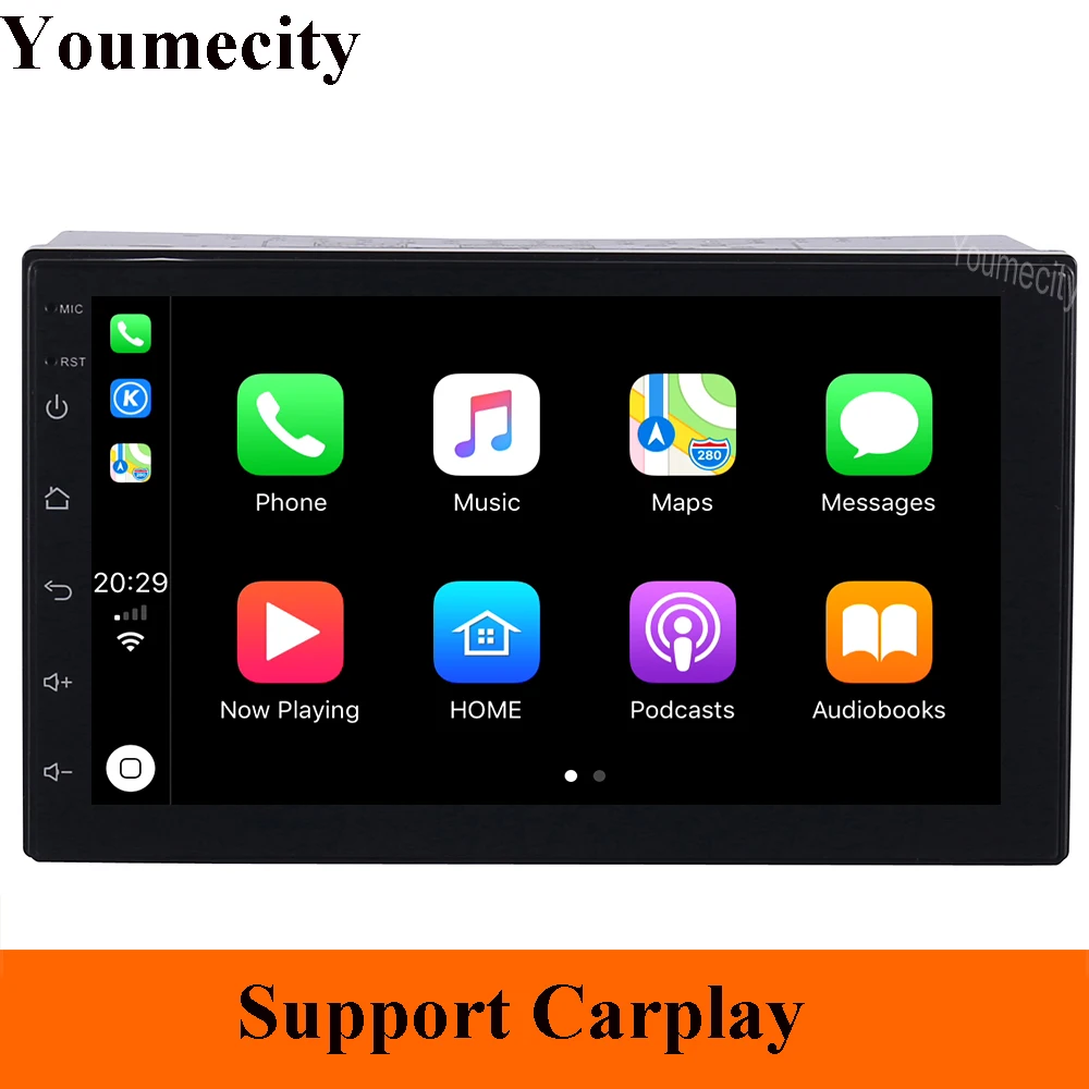 Best 2G RAM 2 din Android 9.0 Universal Car DVD Player Head Unit juke qashqai almera x trail note X-TRAIL sentra for Nissan GPS WIFI 3
