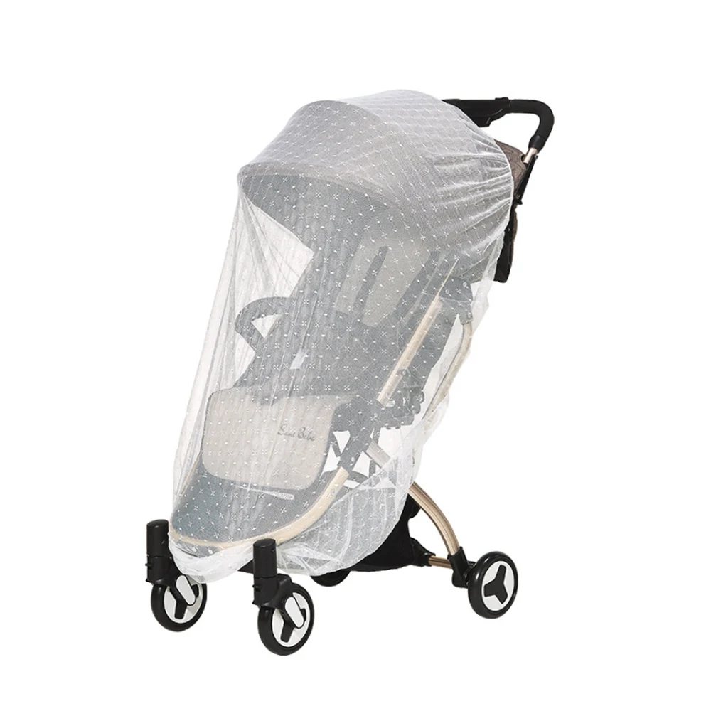 baby stroller cover for rain Baby Stroller Pushchair Mosquito Insect Shield Net Mesh Stroller Accessories cart Mosquito Net Safe Infants Protection baby stroller accessories best Baby Strollers