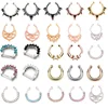 1PCS Stainless Steel Fake Nose Ring Clip On Septum Piercing Faux Hoop Indian Nose Ring Pircing Nariz Punk Body Piercing Jewelry ► Photo 1/6