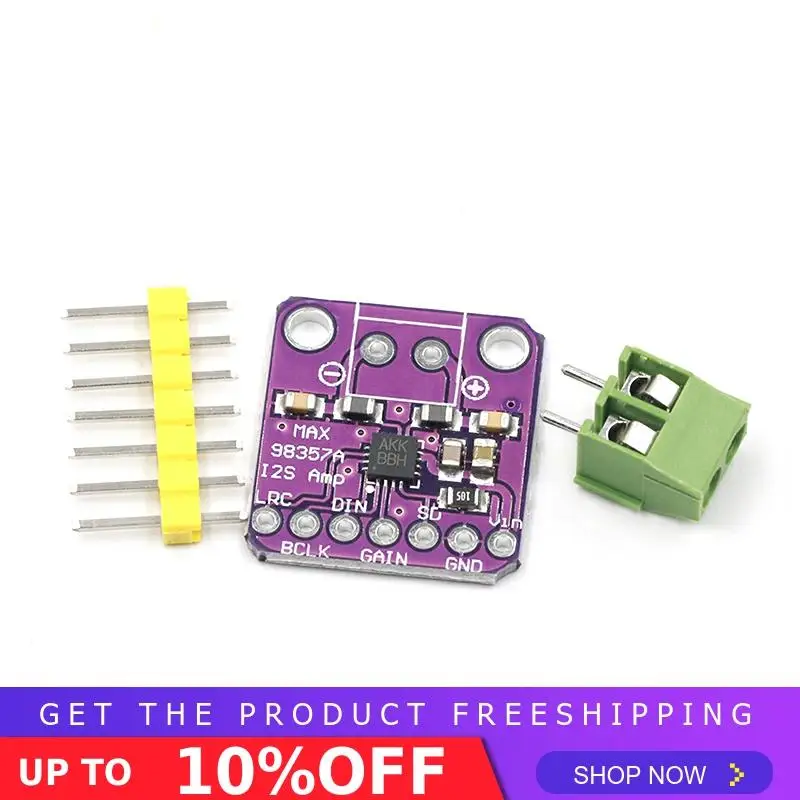 Max98357 3 Вт усилитель класса D Breakout интерфейс ies Dac декодер модуль без фильтра аудио плата для Raspberry Pi Esp32