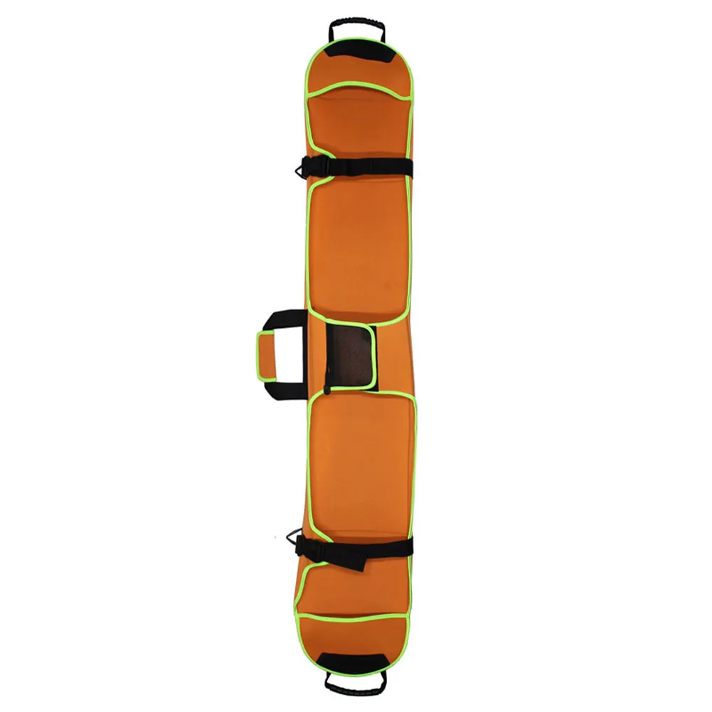 Protective Case Sports Storage Travel Monoboard Plate Winter Easy Carry Accessory Outdoor Skiing Scratch Resistant Snowboard Bag - Цвет: Orange M