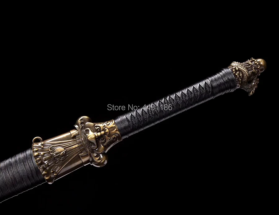 Для китайского кунг-фу Broadsword Sword WuShu Da Dao сильный высокий клинок из марганцевой стали Острый Открытый нож боевой меч