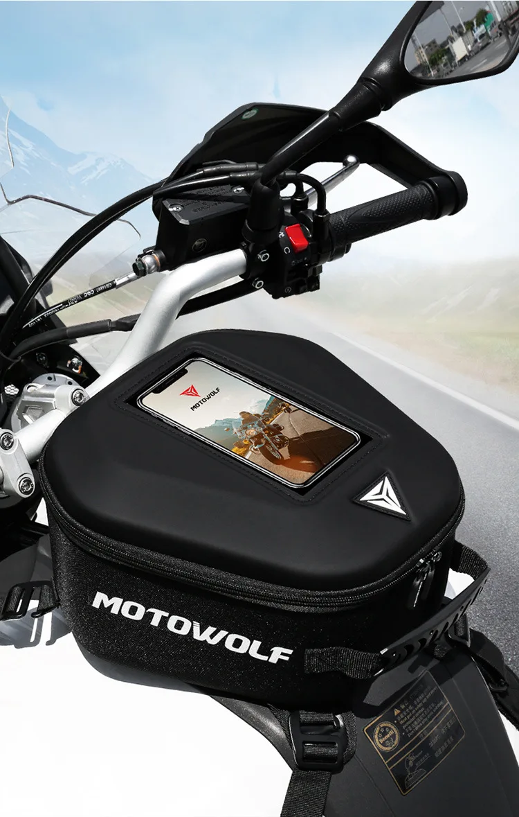 Мотоцикл motowolf сумка Mochila Maletas мотоцикл черный Bolso Motocicleta масляный топливный бак сумки Motos водонепроницаемый Багаж