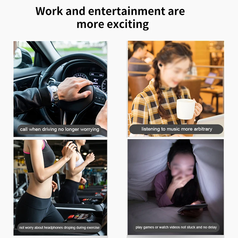 Черные Bluetooth наушники спортивные музыкальные водонепроницаемые TWS V5.0 наушники Беспроводная функция Hands-Free наушник с power Bank