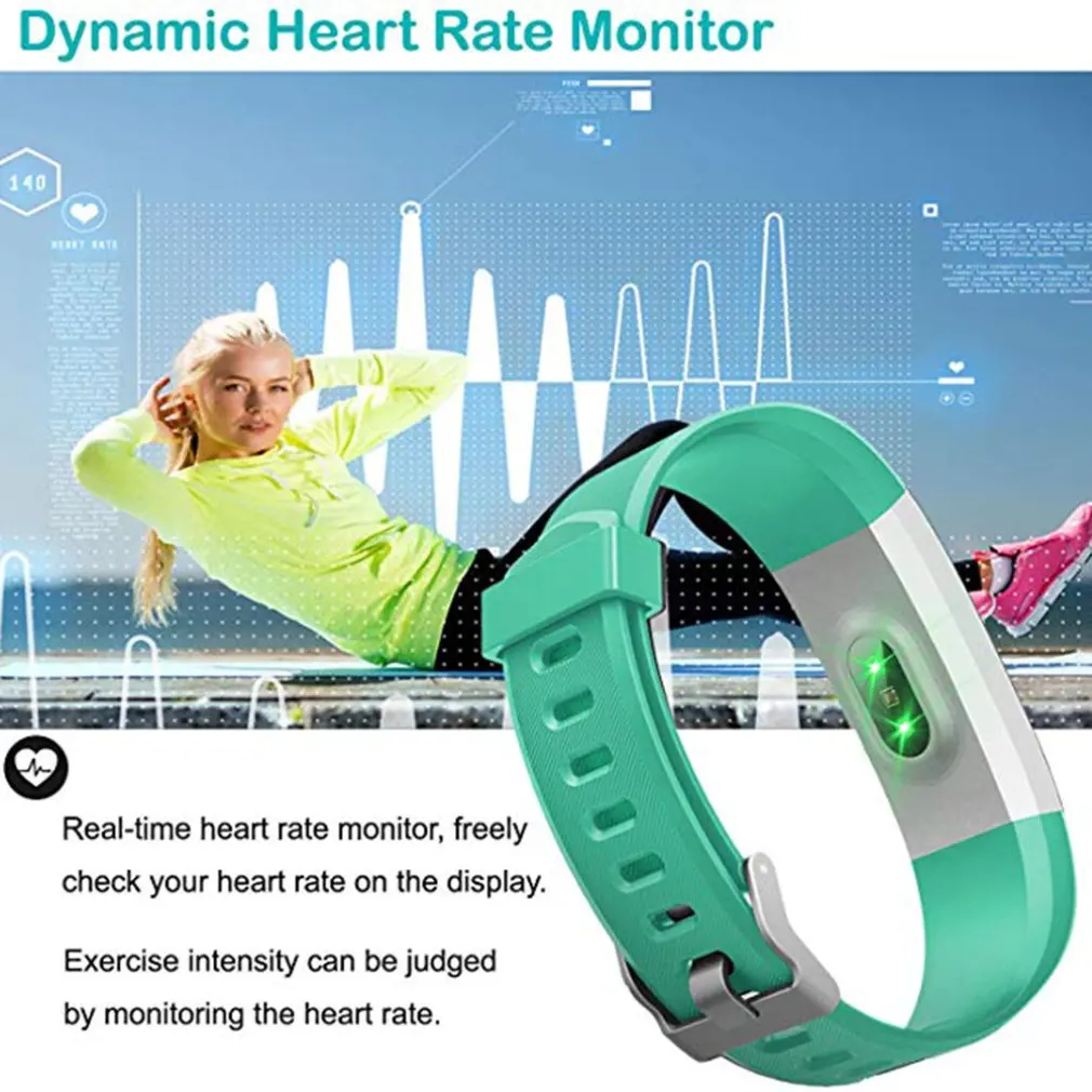 Smart Wristband With Heart Rate Monitor Sleep Quality Monitor Steps Counter Gps Tracker And More Smart Wristband Watch Hot