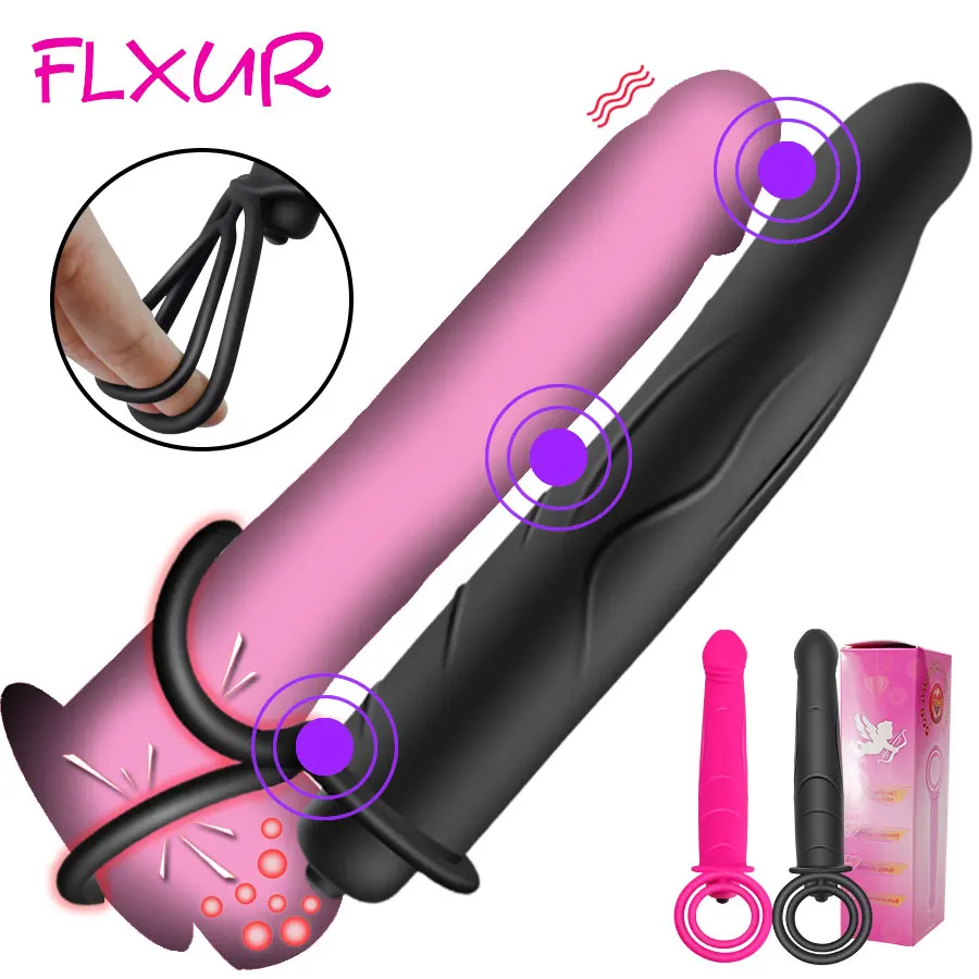 Double Penetration Vibrator TTVIP Sex Toys For Couples Strapon