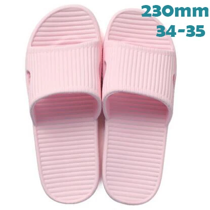 Xiaomi Mijia/тапочки; мягкие женские и мужские сандалии для купания; детская повседневная обувь; нескользящие домашние тапочки для душа - Цвет: Pink-34