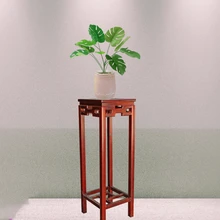 Цветочная стойка многоэтажная комната Встроенная материя старый вяза деревянный цветок проветривает гостиную красное дерево бревна одиночная рамка бонсай