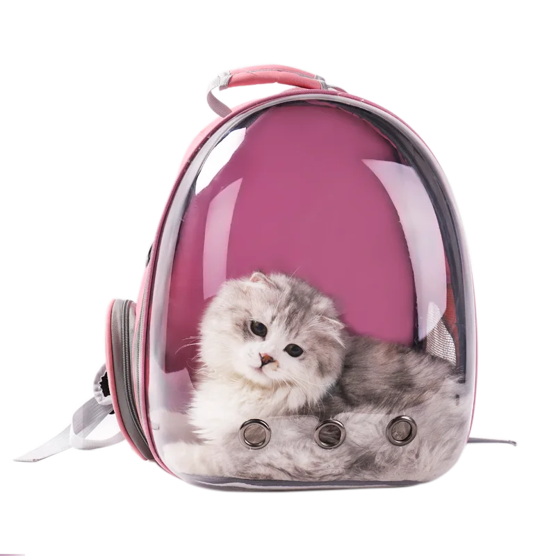 Сумка для кошек, портативный панорамный прозрачный рюкзак для кошек, космическая кабина для домашних животных с собачьим плечом, клетка для кошек, сумки для собак для маленьких собак