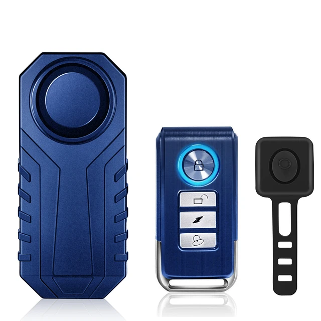 Elecpow Remote Control Bike Alarm Waterproof Motorcycle Electric Bicycle Security 113dB Anti Lost Vibration Warning Alarm Sensor Alarm With Horn