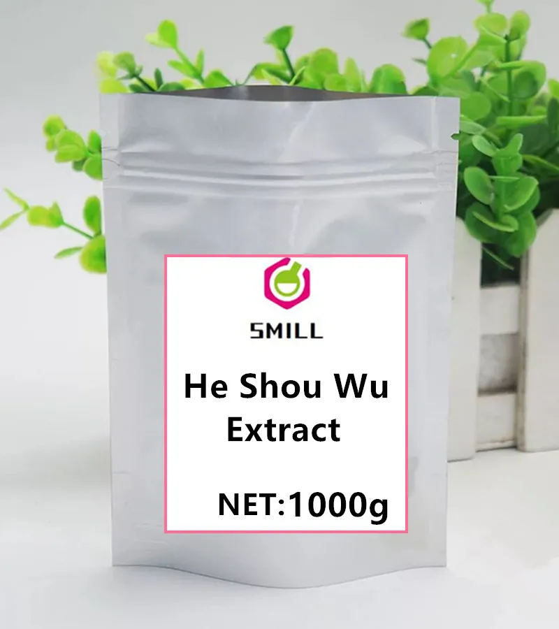 Polygonum multiflorum Fo-ti экстракт порошка Праздничные наклейки Топ Набор аксессуаров для волос резинки для роста задержка старения клип