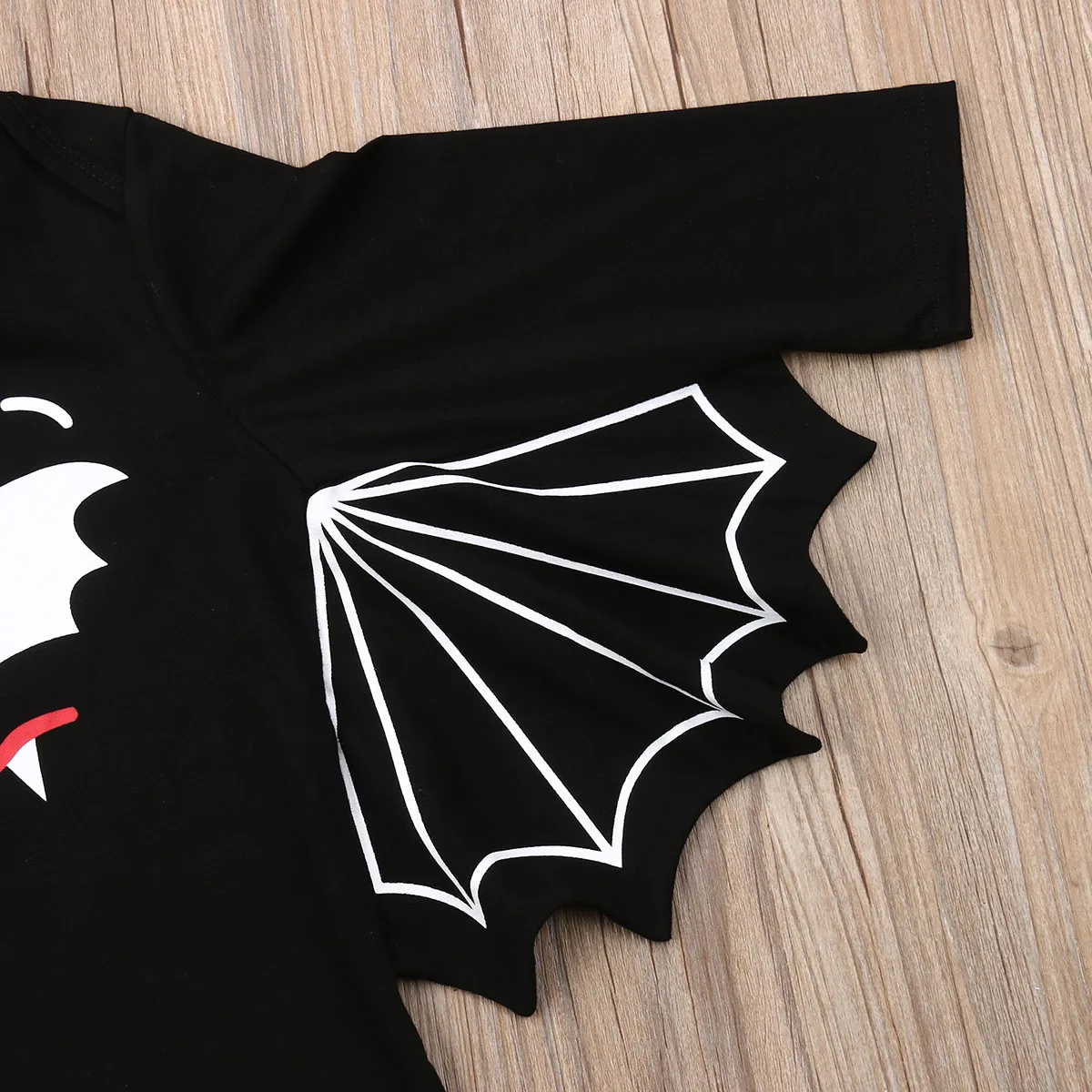 Newborn Baby Girl Boy Brother Sisters Halloween Bat Clothes Long Sleeve Romper T-Shirt Tops Cool Costume Party Clothes 3M-5Y