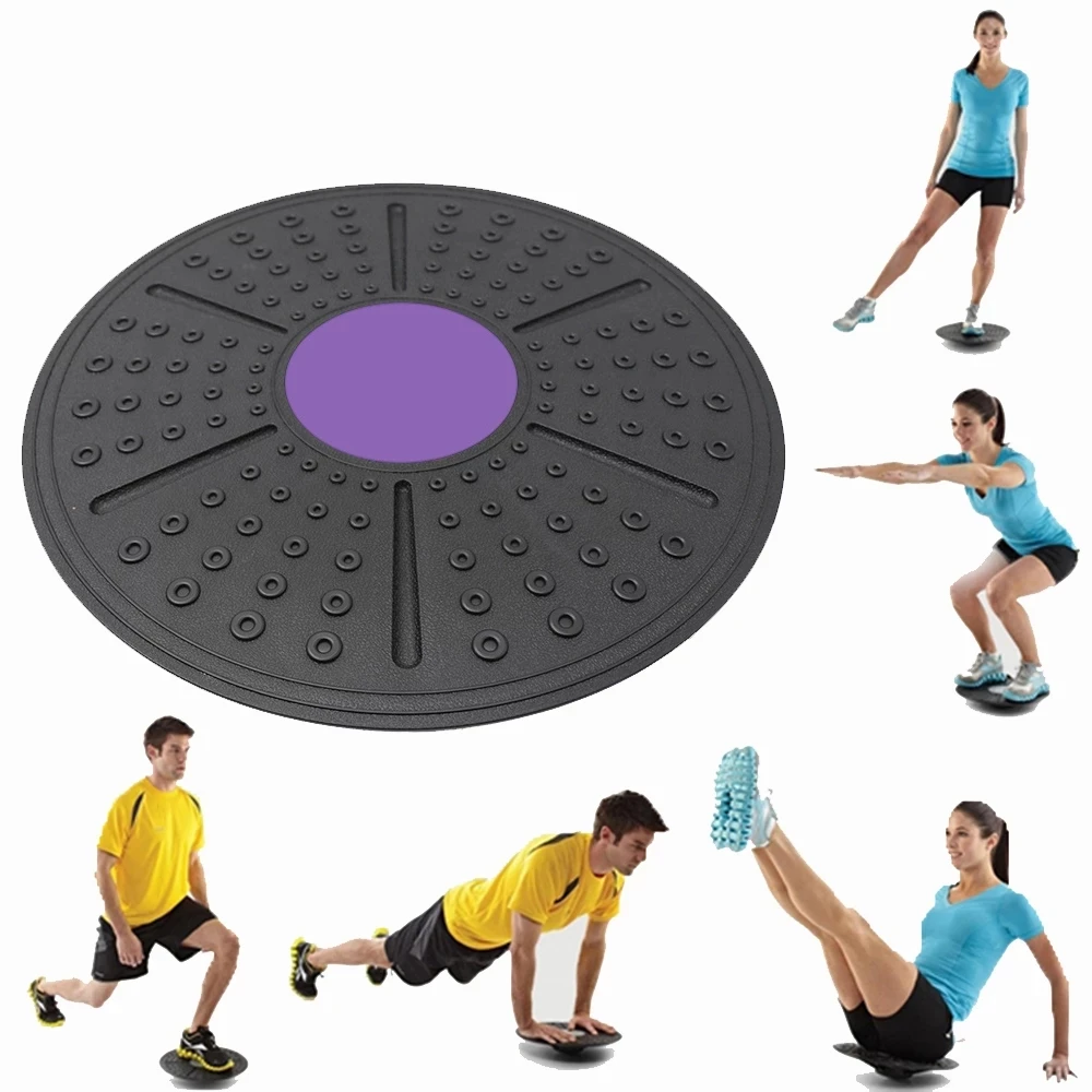 

Yoga Balance Board Disc Stability Home Exercise Trainer for Sports Waist Wriggling Balance Board Portable Fitness Equipment