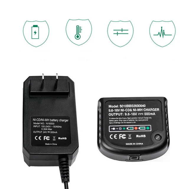 LCS1620 Li-ion Battery Charger For Black&Decker 10.8V 14.4V 20V Serise  LBXR20 Electric Drill Screwdriver Tool Battery Accessory - AliExpress