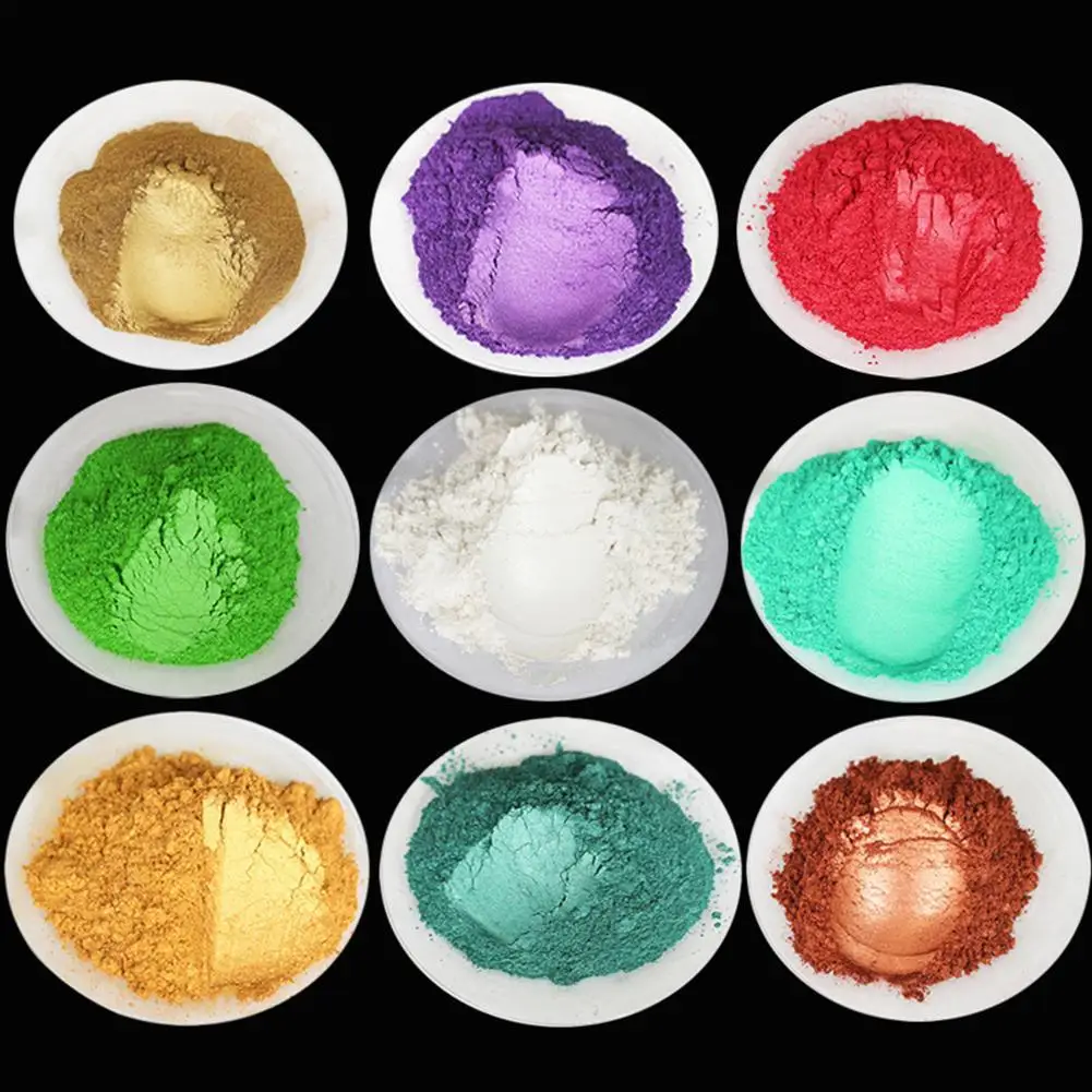 

Lot Color DIY Powder Healthy Natural Mineral Mica Powder DIY Pigment Colorant Makeup Eyeshadow Soap Powder For Lips Make Up