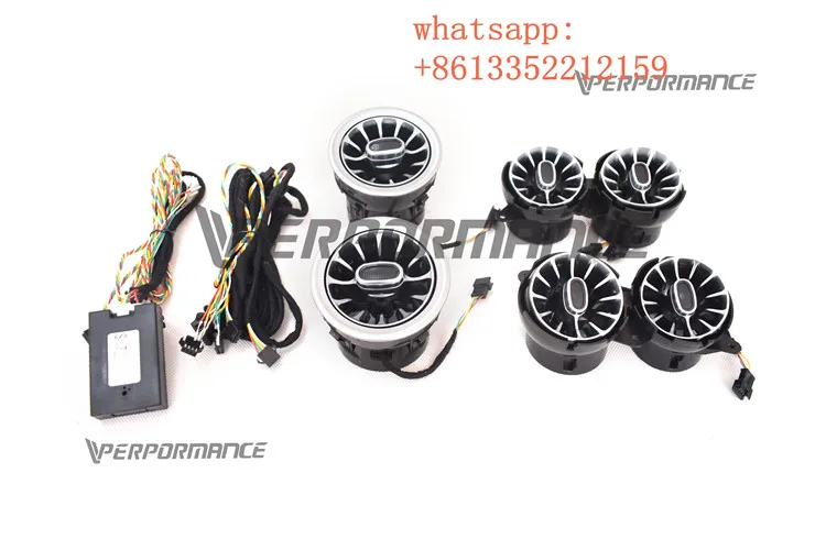 S класс W222 S63 S65 вентиляционное отверстие для W222 S63 S65 S500 воздушная Выходная атмосферная лампа 7 цветов или 64 цветов
