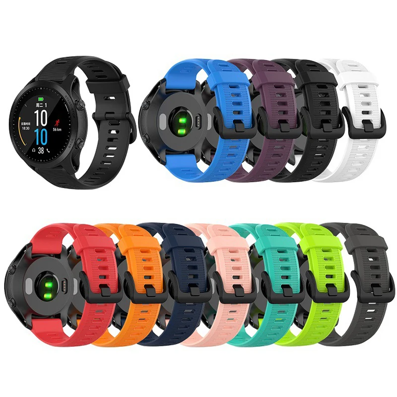 Для силиконового запястья 22 мм ремешок Garmin Fenix 5 Plus для часов Instinct/Forerunner 945 935/Approach