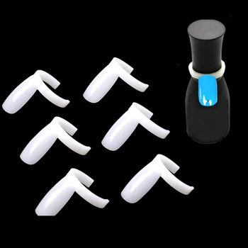 

50Pcs Nail Art Tips Display Practice Color Ring Nail Polish Swatches/Nail Color Sample Nail Art Tools Practice Equipment