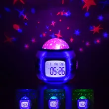 Красочные Звезды домашний планетарий проектор электронный будильник Музыкальная шкатулка украшения для спальни аксессуары ночной Светильник подарок для ребенка