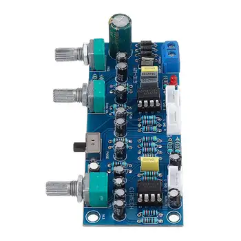 

2.0 Channel HI-FI Low-pass Circuit Board Low-pass Filtering Front Board full tone +0.1 Bass Frontboard Subwoofer Tone Board