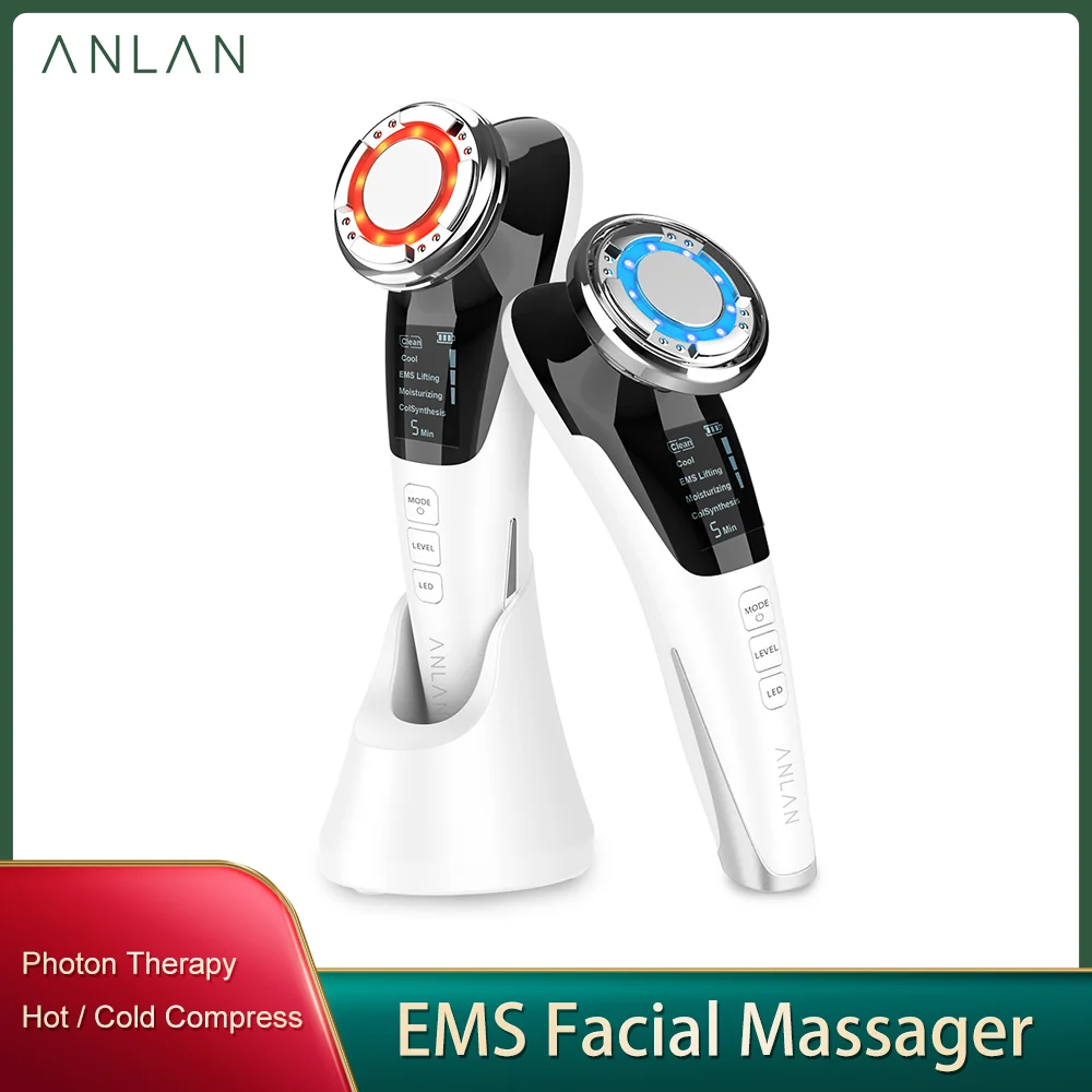 Anlan EMS Facial Massager Micro Current Beauty Face Massager Sonic 