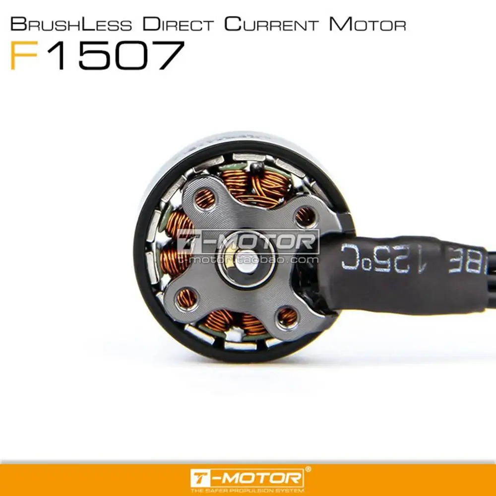T-motor Tmotor F1507 Cinewhoops 2700KV 3800KV мультиосевой/мультироторный двигатель маленький/мини четырехосный для FPV гоночный Дрон Фристайл
