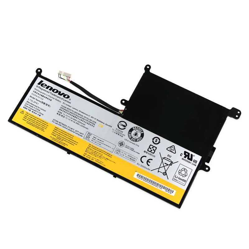 Аккумулятор для ноутбука lenovo Chromebook N20p 3ICP4/70/102 P/N: 121500255 11,1 V 34.8wh 3200mAh L13L3P61