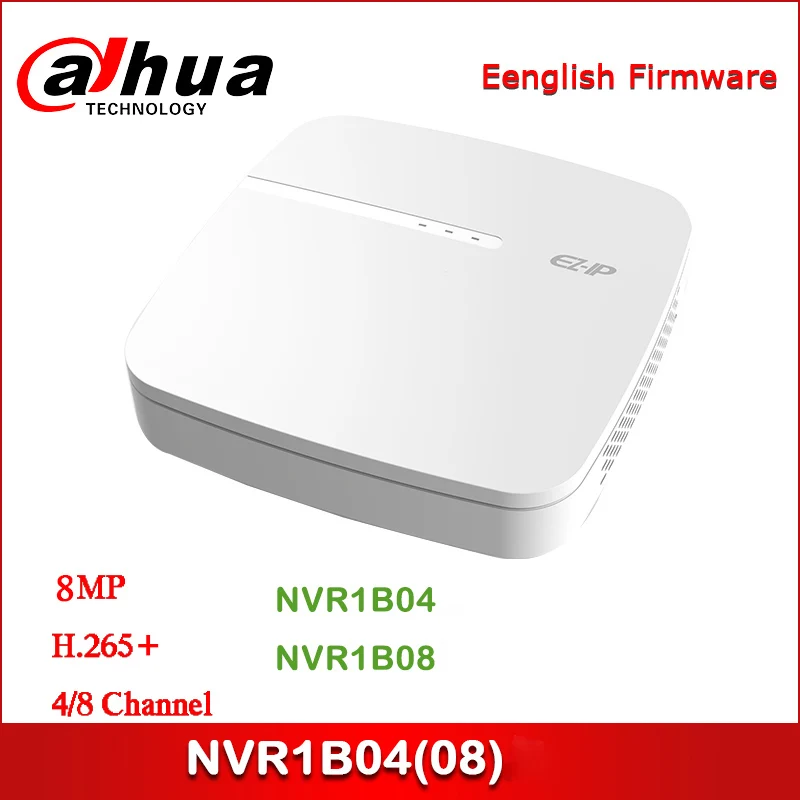 Dahua EZ-IP NVR NVR1B04 NVR1B08 4/8 Channel Smart 1U H.265 Network Video Recorder Dahua EZ-IP NVR NVR1B04 NVR1B08 4/8 Channel Smart 1U H.265 Network Video Recorder