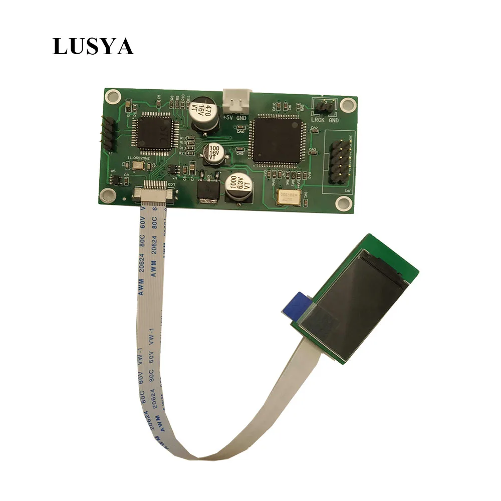 

Lusya 1,14 дюймов IPS частоту дискретизации звука Дисплей модуль I2S LRCK Интерфейс 384 кГц DSD512 T0344