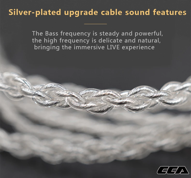 Посеребренный обновленный кабель CCA 3 5 мм аудиокабель 4 ядра 2 контакта