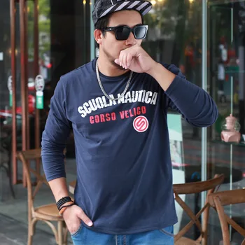 

Original spring autumn men's long-sleeved crew neck Sweatshirt Korean version of the tide brand large size loose street hip hop