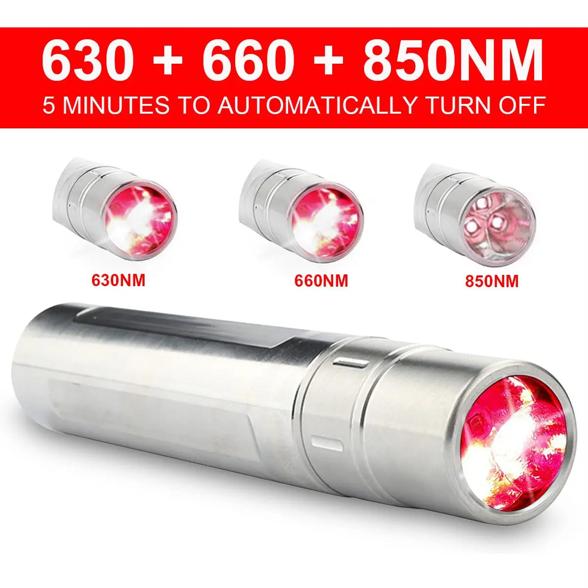 Red Light Therapy Lamp LED Infrared Light Therapy Pen 850nm Infrared
