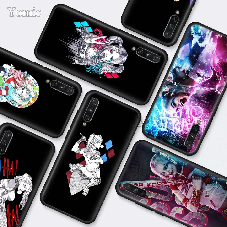 

Suicide Squad Harley Quinn Black Silicone Cases for Xiaomi Mi A3 Lite CC9E 9T 5X 6X 8 A2 Lite A1 Redmi K20 Note 7 Phone Cover