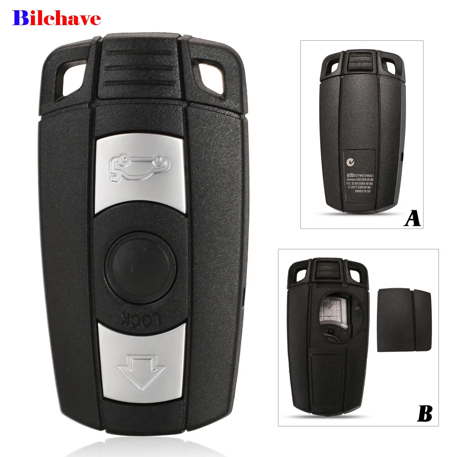 Bilchave 10pcs 3Button For BMW 1 3 5 6 Series E61 E90 E82 E70 E71 E87 E88 E89 X5 X6 Fob Remote Car Key Shell Case Replacement | Автомобили