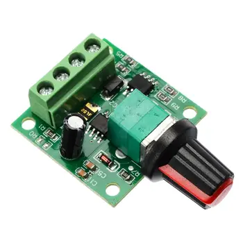 

Mini 2A PWM DC Motor Speed Controller Module DC 1.8V -12V Adjustable Speed Regulator Control Governor Switch Drive Module