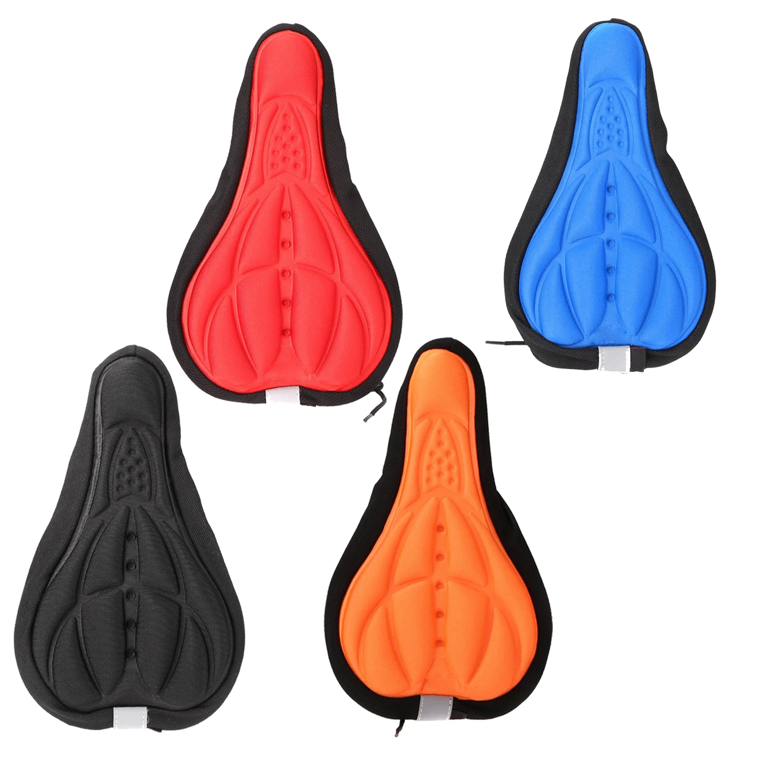Cycling Cover Saddle by MTB Bicycle Bike Seat Comfortable pillow 3D Respirable Soft Pillow Blue | Спорт и развлечения