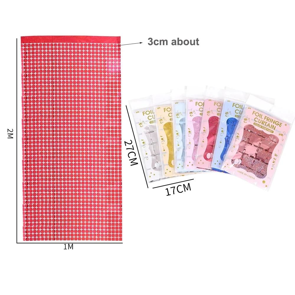 2Pack Little Square Foil Curtain Backdrop Bachelorette Party Backdrop Sequin Decorative Curtains Wedding Birthday Party Decor birthday backdrop,party backdrop curtain,party decoration,party supplies