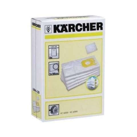 5 sacs aspirateur KARCHER VC6000-VC6999 - Réf : 6.904-329.0