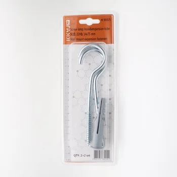 

3015 Yiwu Small Commodity Blister Card Installed 22# Hook +14# Expansion Tube Daily Use Hardware Accessories