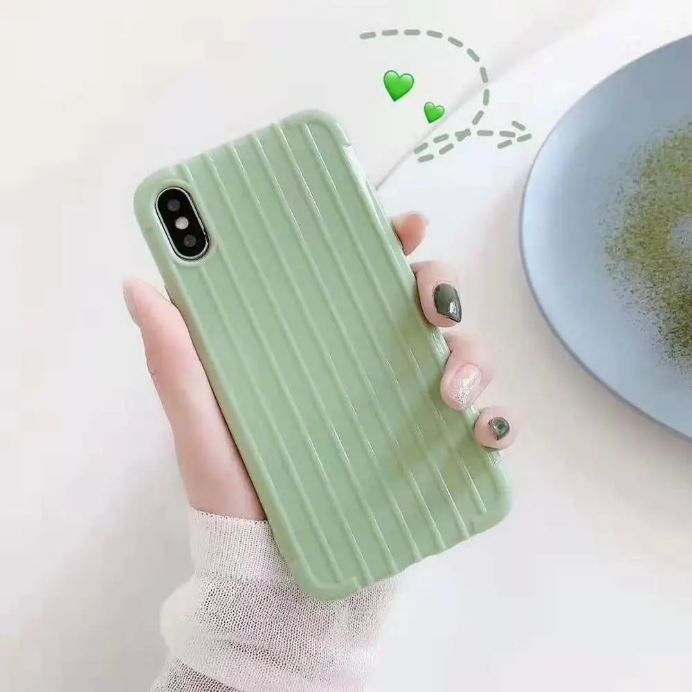 Зеленый Мягкий силиконовый чехол из ТПУ для mi 9, 8, A2 Lite, цветная задняя крышка для телефона, чехол для redmi note 8, 7, 6, 5 pro, K20, fundas Coquea - Цвет: Зеленый