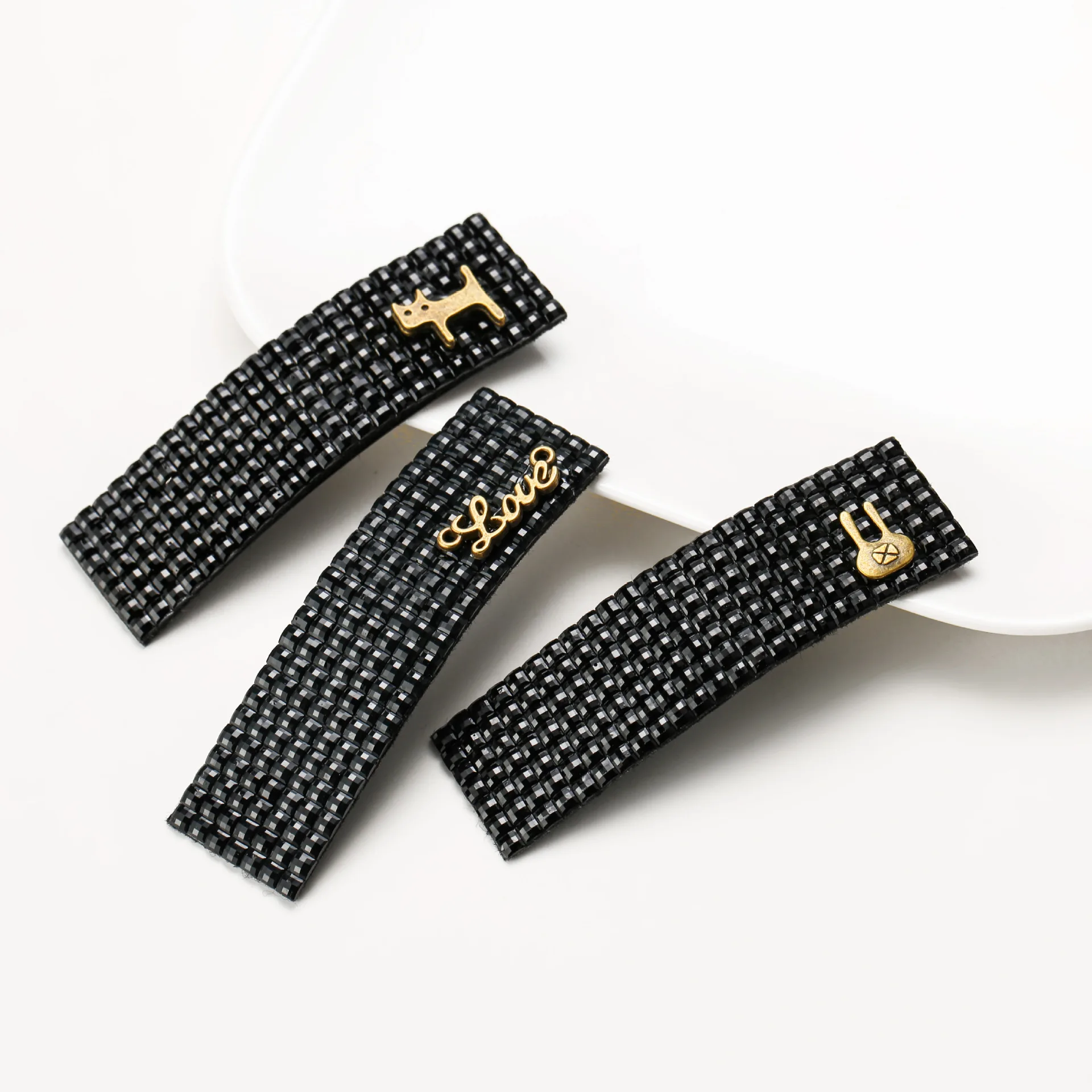 

classic Headwear black BB Hair Clips for Women Hair Barrette Hairpin Crab Headband Hair Claws clips for girls Hair Accessories