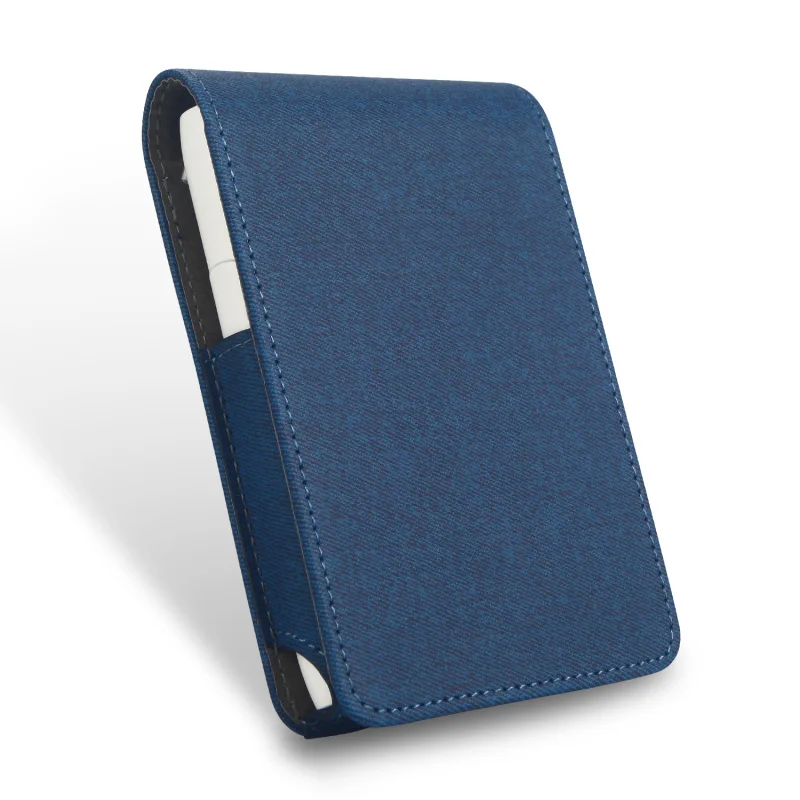 Высокое качество для iQOS 3,0 Многофункциональный кошелек сумка защитный держатель Чехол Коробка Чехол для iqos 3 мульти модный кожаный чехол для переноски - Цвет: Синий