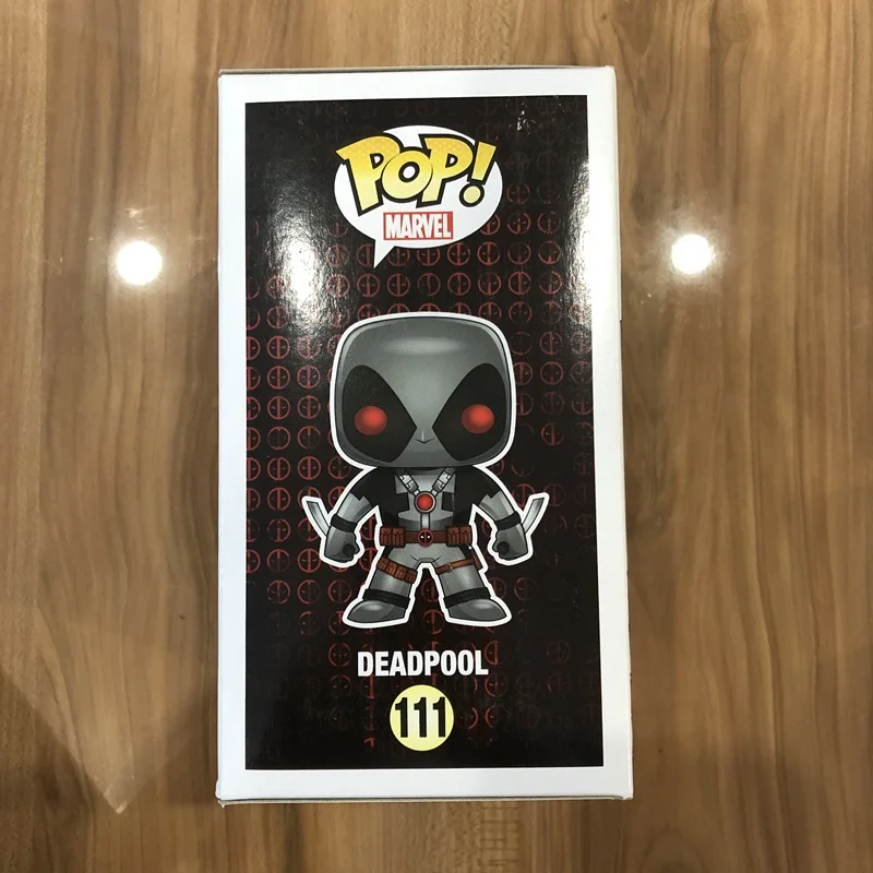 Эксклюзивная виниловая экшн фигурка Funko pop X Force grey Deadpool #111 Коллекционная модель