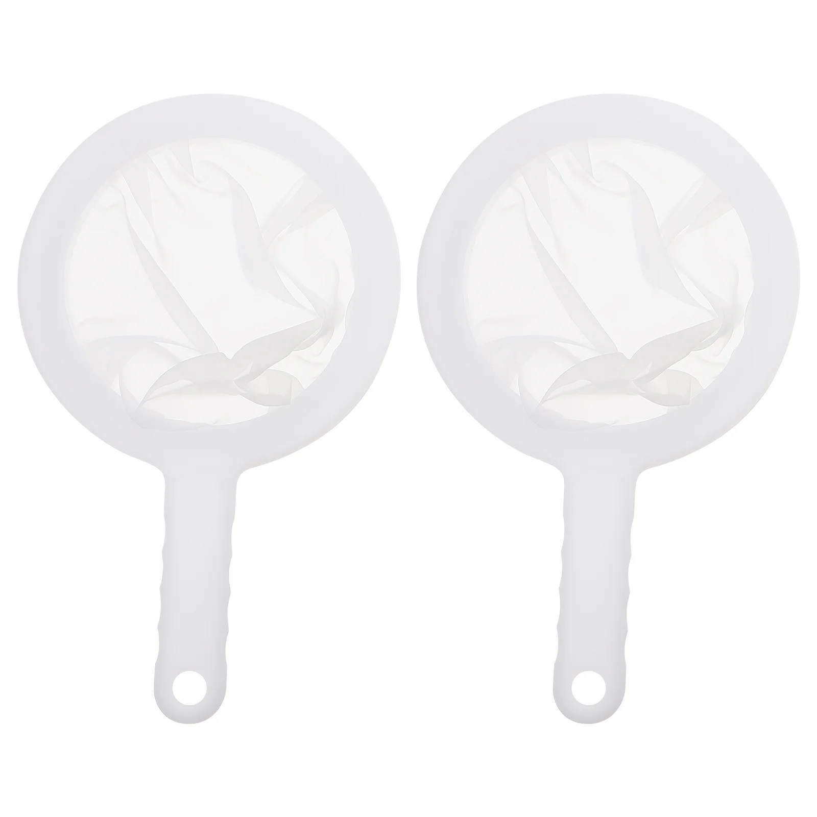 2 Pcs Aquarium Baby Brine Shrimp Net Sieve Eggshell