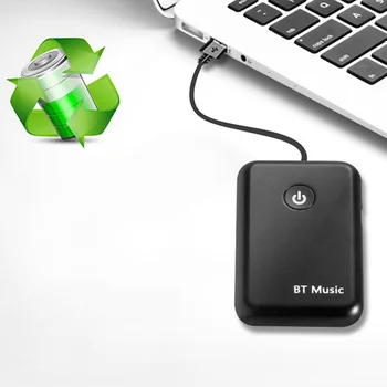 

2 in 1 Transmit Receive Wireless Bluetooth 4.2 AUX Adapter 3.5 mm Jack Audio for Tables TV Home Sound System Car Stereo System