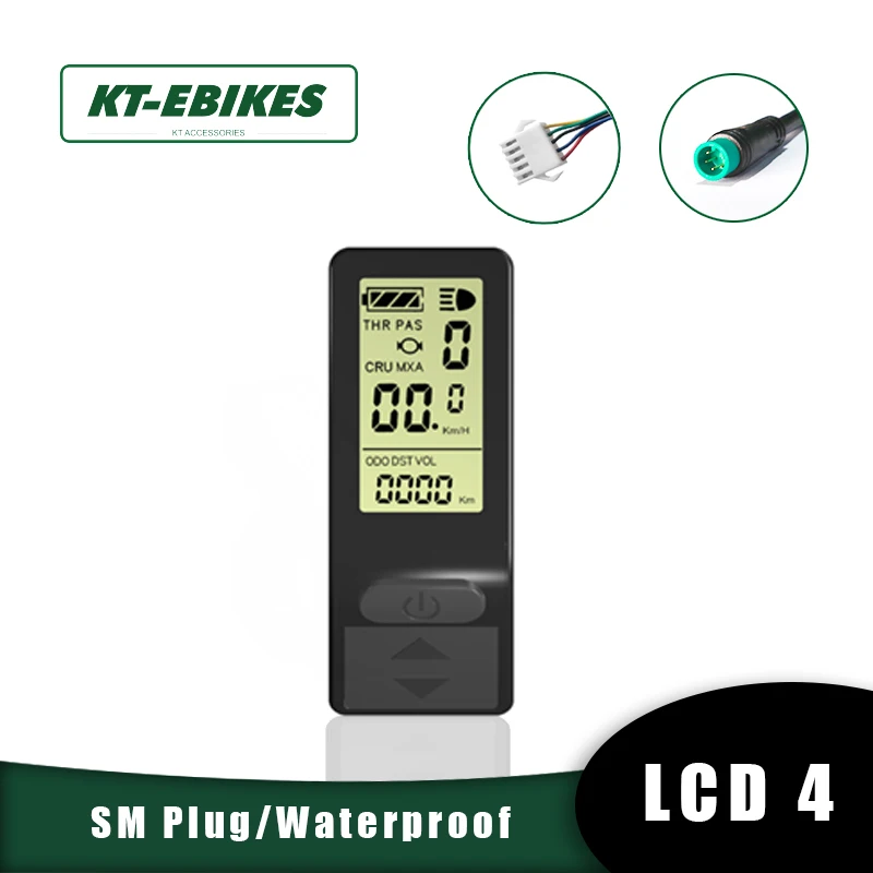 Écran LCD de vélo KT-LCD3, connecteur étanche, ordinateurs de vélo, accessoires de vélo, pièces de rechange  18
