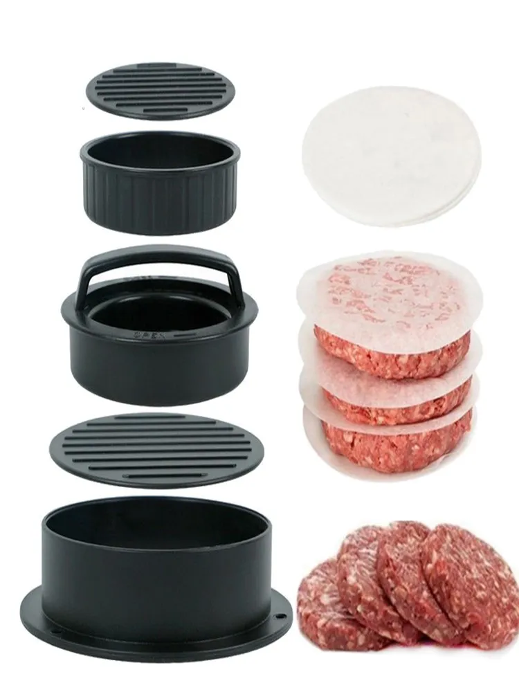 Hamburger-Press-Meat-Pie-Press-with-Baking-Paper-Liners-Stuffed-Burger-Mold-Maker-Patty-Pastry-Tools_副本