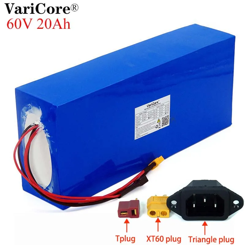 PROD 4000574632310 E-bike battery 60V 20ah 18650 li-ion battery pack
20000mAh bike conversion kit bafang 1000w BMS High power protection
