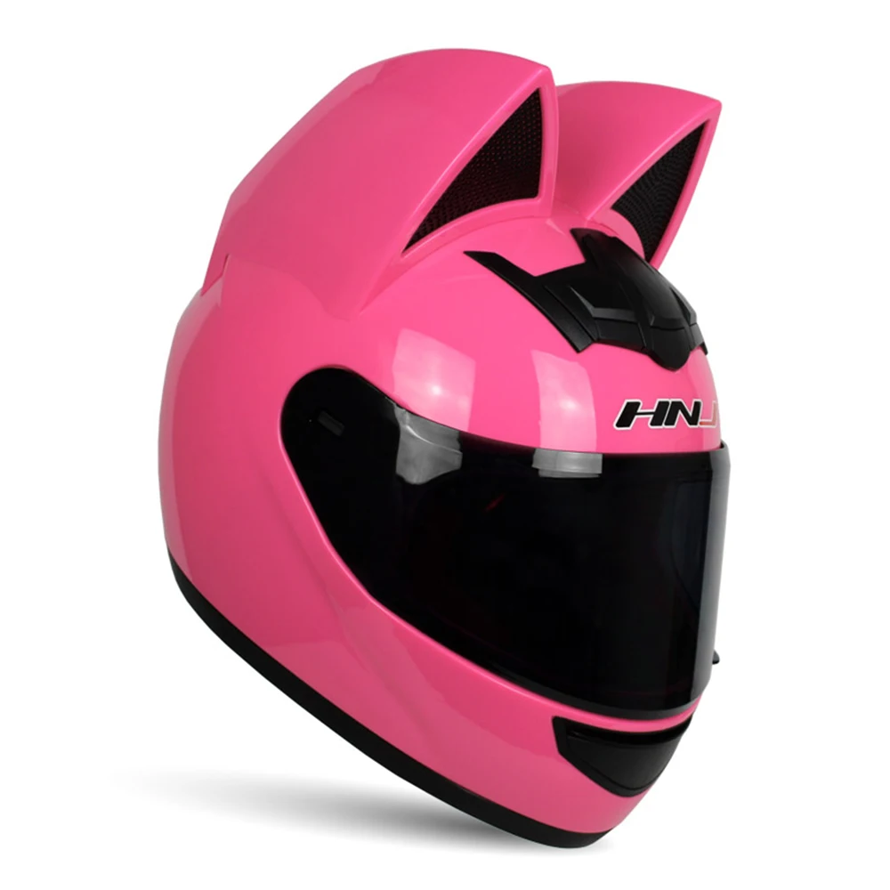 HNJ мотоциклетный шлем мото шлем мотокросса КАСКО мото шлемы полное лицо шлемы мотоциклетный шлем - Цвет: HNJ933 Pink