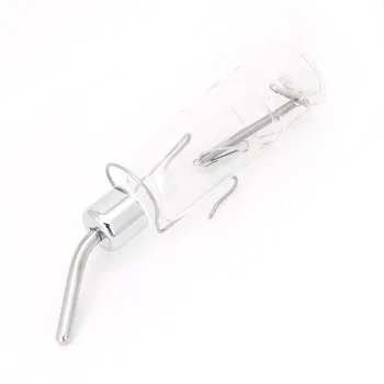 

Hamster Rat Dispenser Universal Straws Rabbit Stainless Steel Pet Drinking Water Feeder